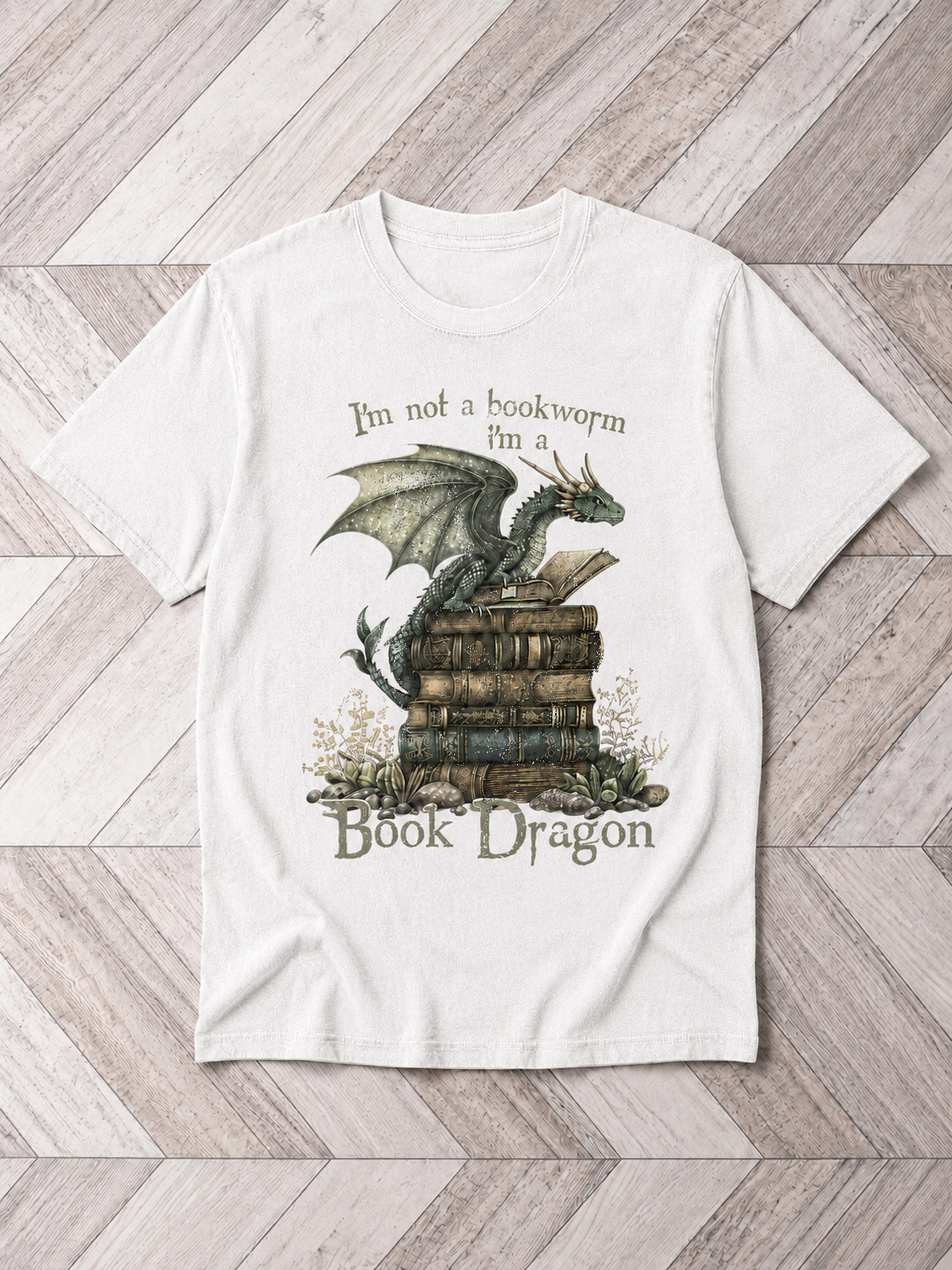 Not Bookworm, Book Dragon Shirt-Teevibe