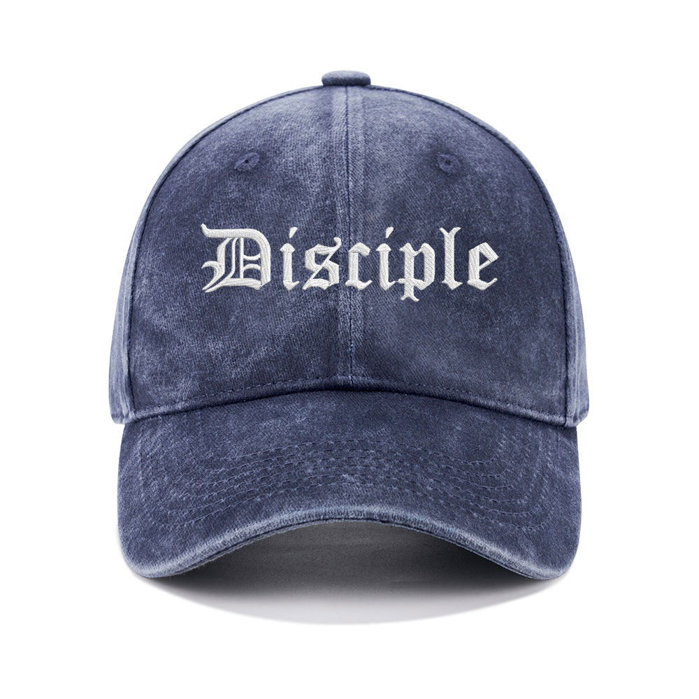 Disciple Christian Washed Hat-Teevibe