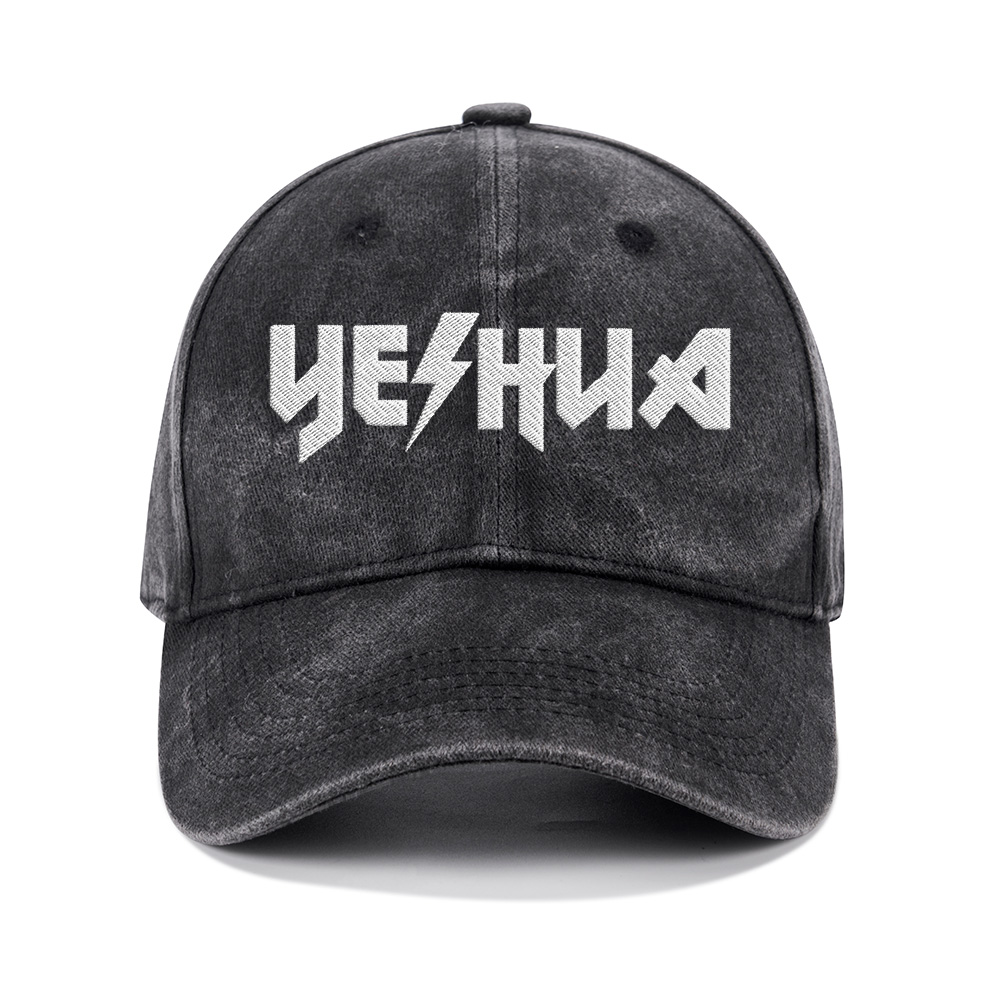 YESHUA Christian Washed Hat-Teevibe