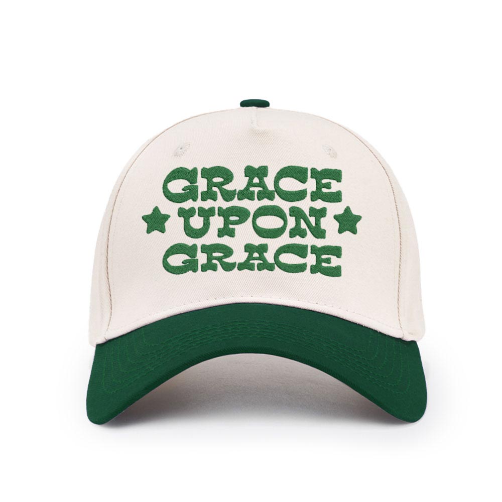 Grace Upon Grace Christian Trucker Hat-Teevibe