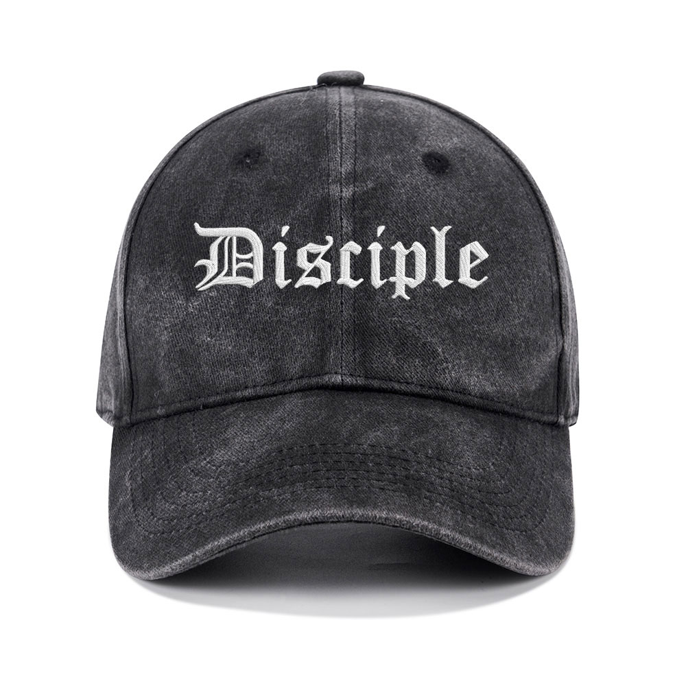 Disciple Christian Washed Hat-Teevibe
