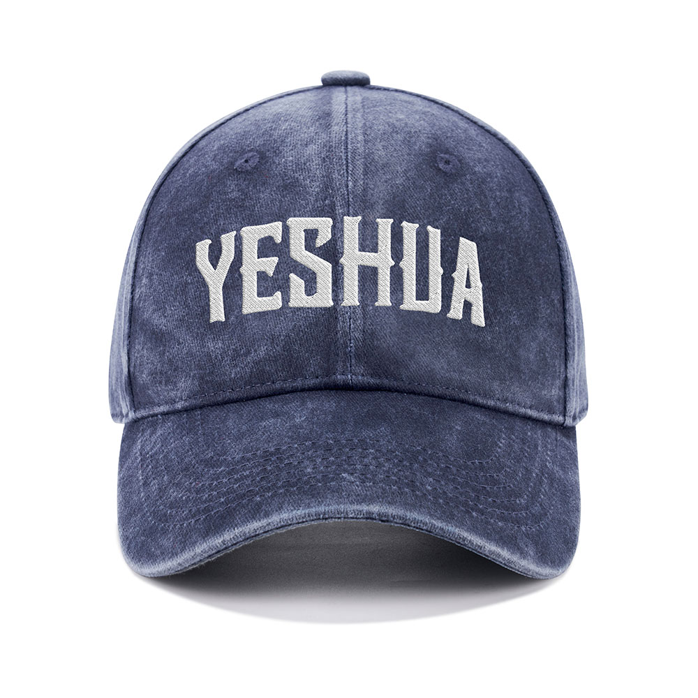 Yeshua Christian Washed Hat-Teevibe