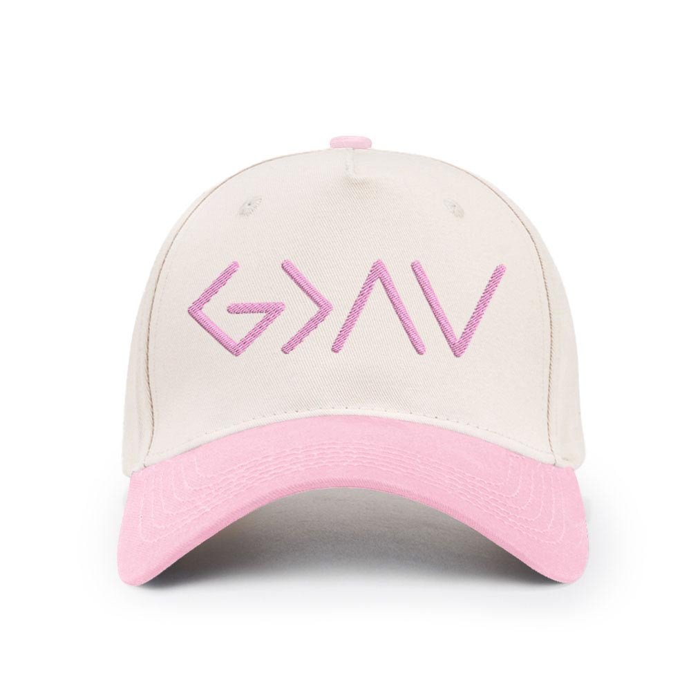 God Is Greater Christian Trucker Hat-Teevibe