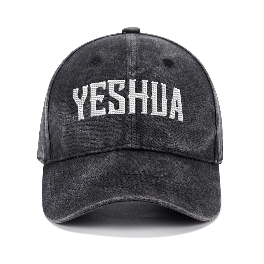 Yeshua Christian Washed Hat-Teevibe
