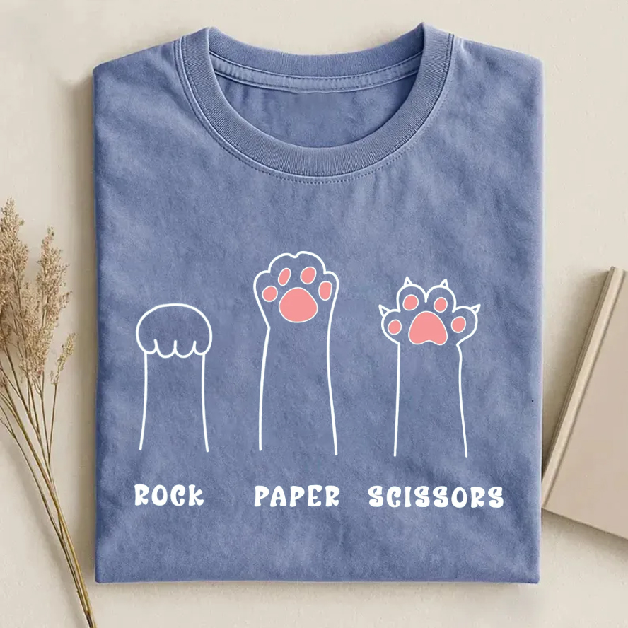 Funny Cat Paw T-shirt-Teevibe