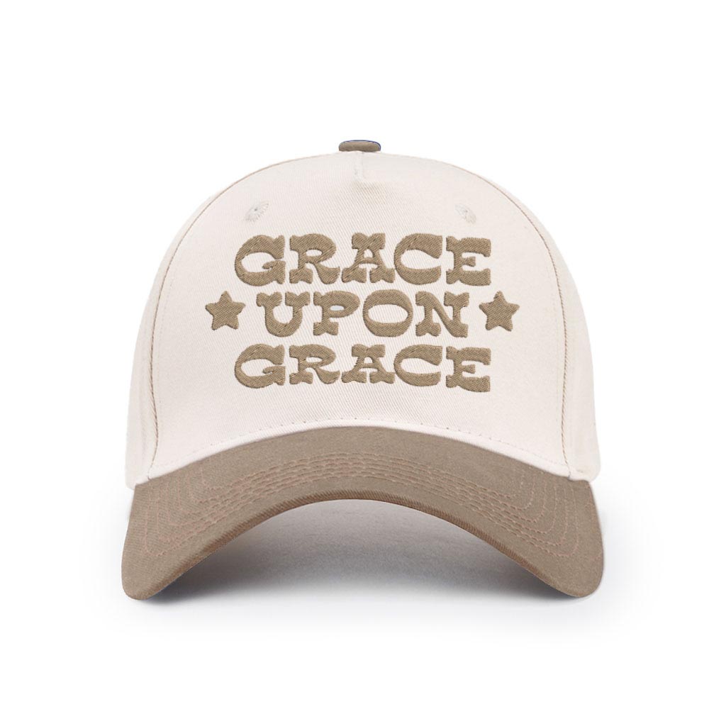 Grace Upon Grace Christian Trucker Hat-Teevibe