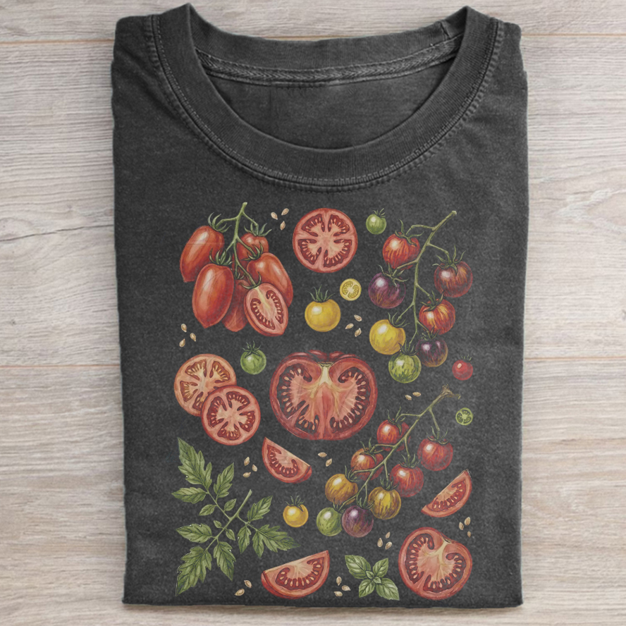 Vintage Tomato 90s Graphic T-shirt-Teevibe