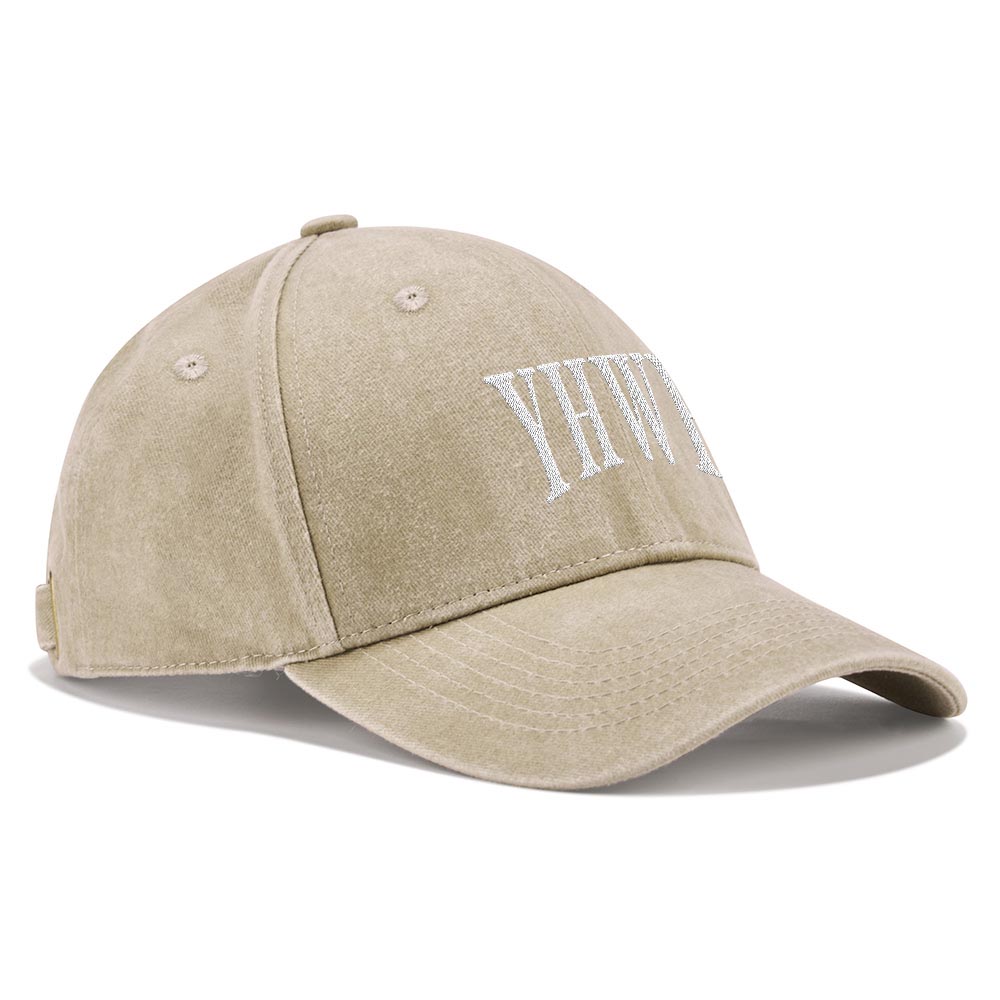 YHWH Embroidered Christian Washed Hat-Teevibe