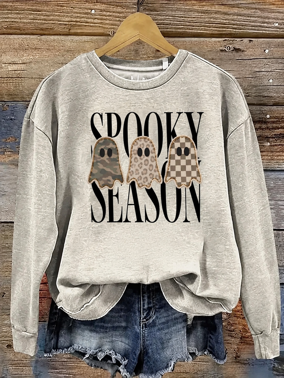 Spooky Season Ghosts Crewneck Sweatshirt