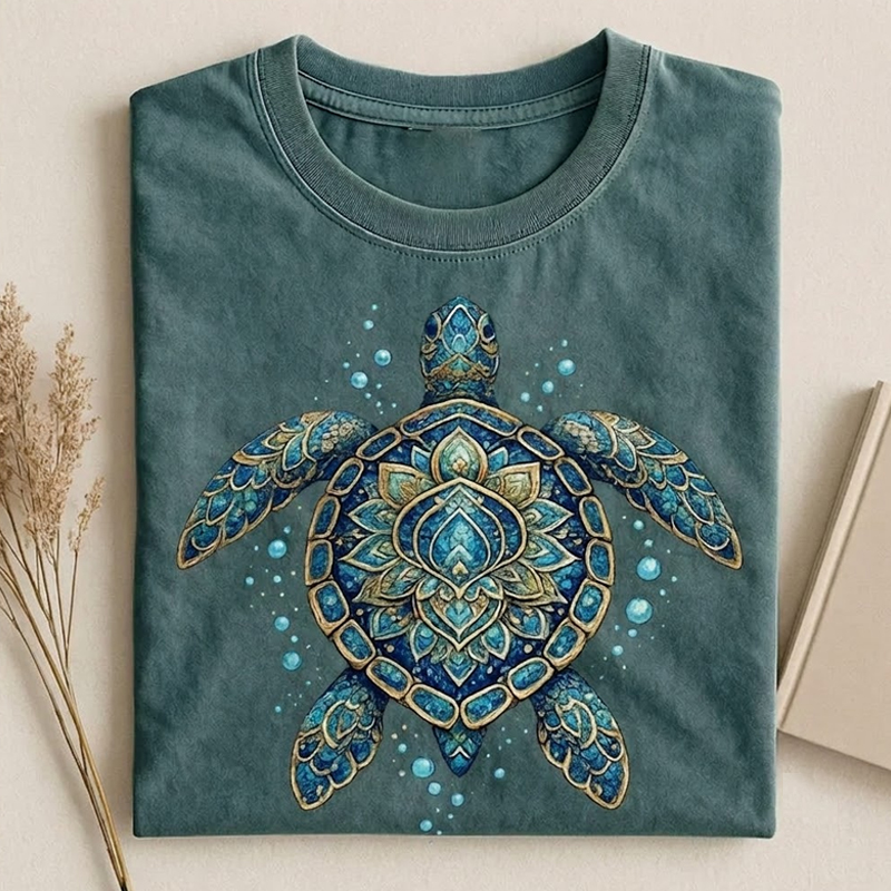 Sea Turtle Summer Vibes T-shirt-Teevibe