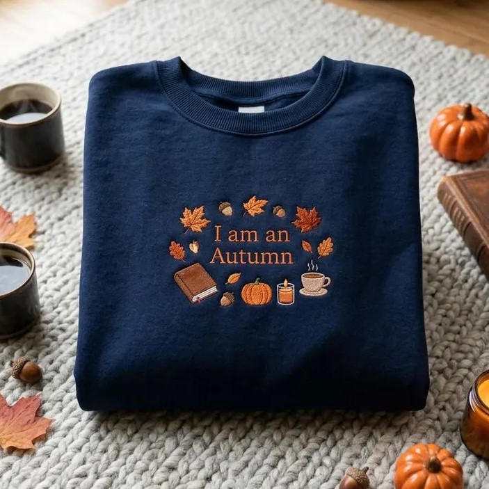  Embroidered I Am An Autumn Sweatshirt