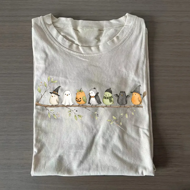 Cute Halloween Birds T-shirt