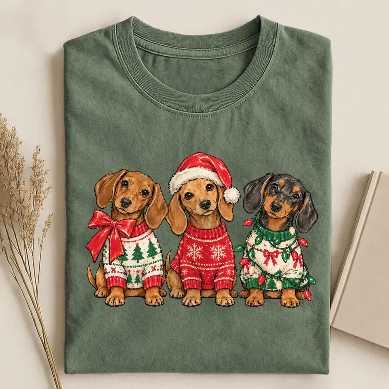 Christmas Dachshund T-shirt
