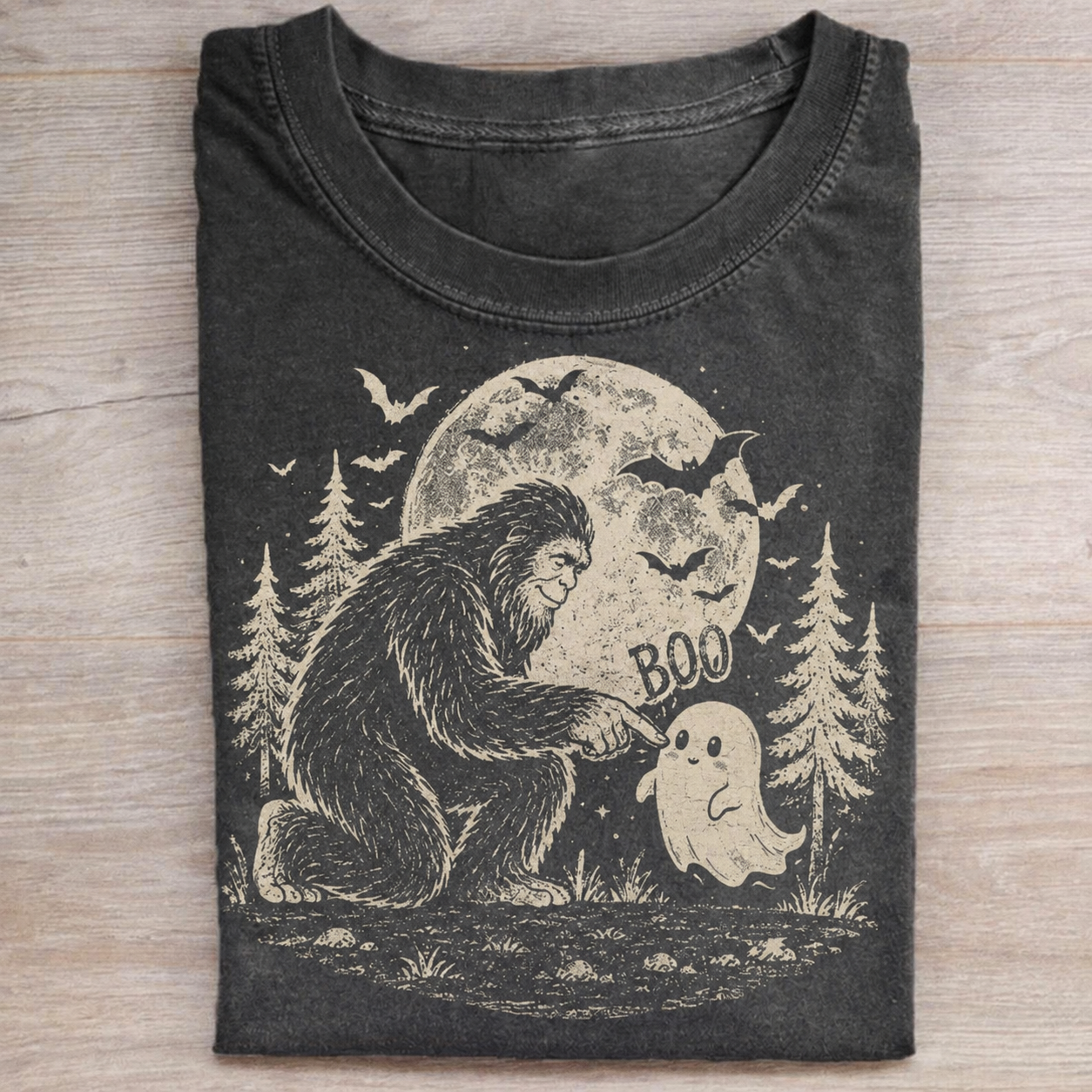  Bigfoot Dandelion Halloween T Shirt