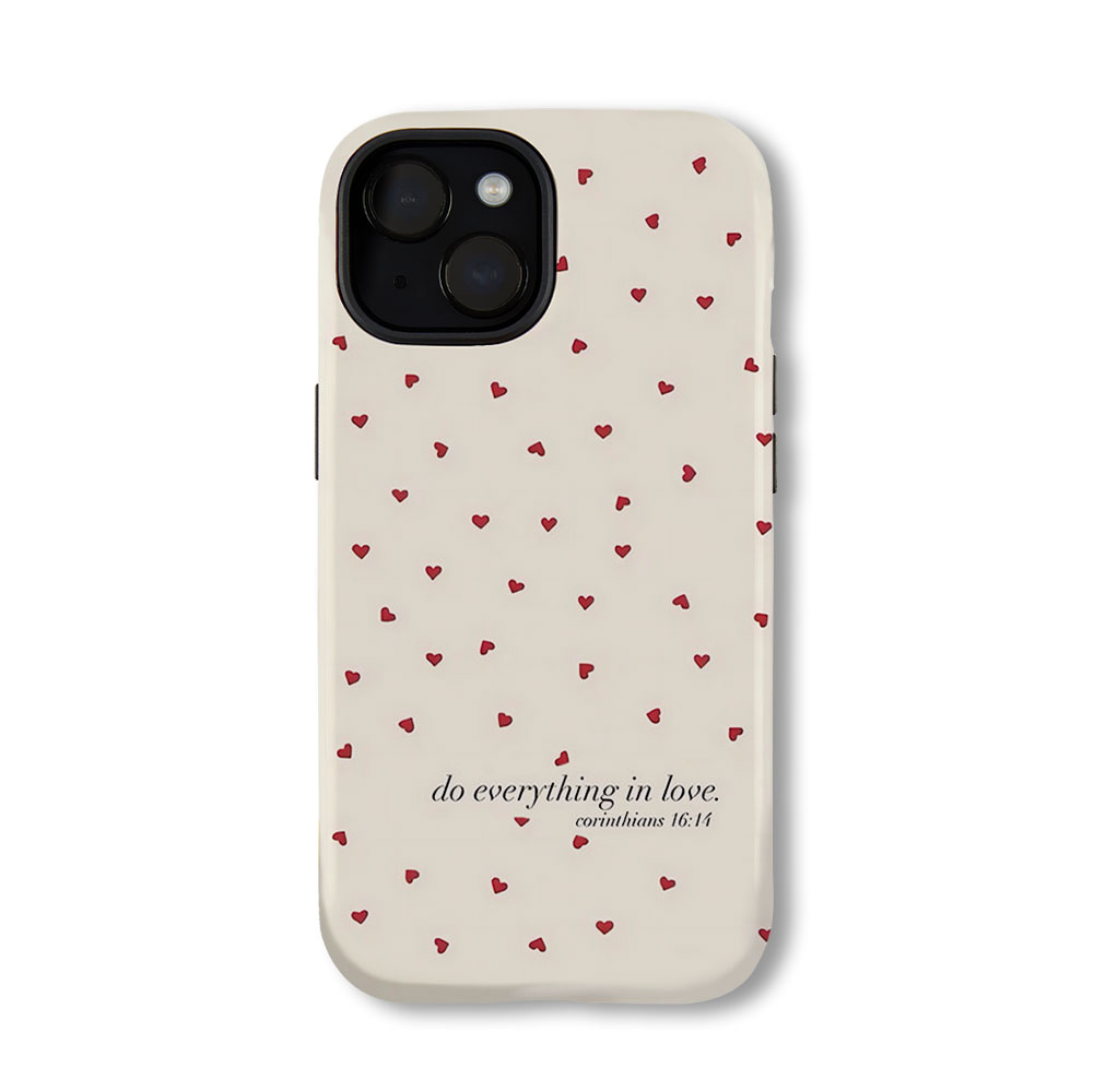 Do Everything In Love Christian Phone Case-Teevibe