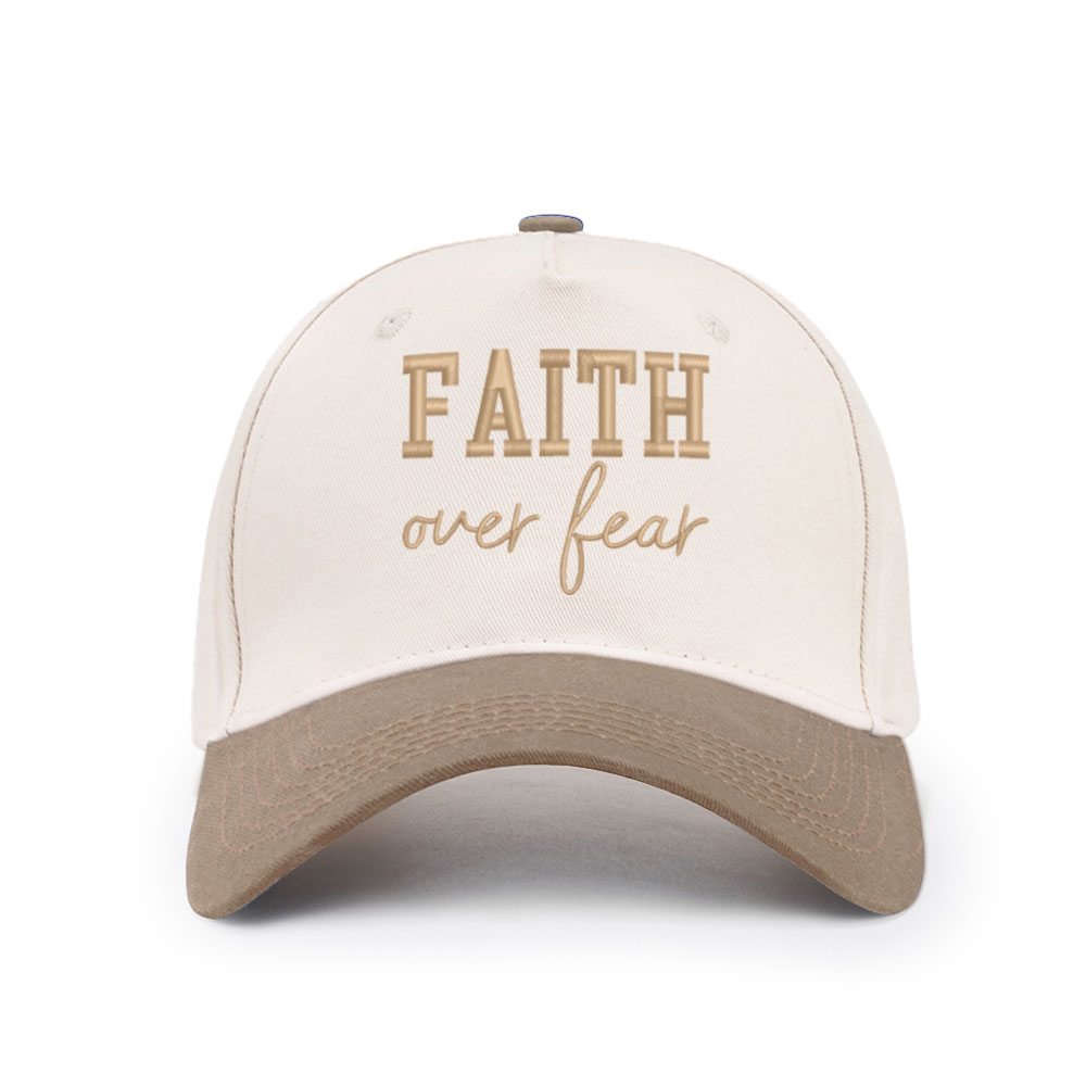 Faith Over Fear Christian Trucker Hat-Teevibe