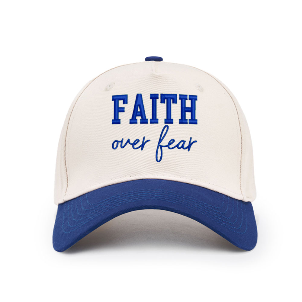 Faith Over Fear Christian Trucker Hat-Teevibe