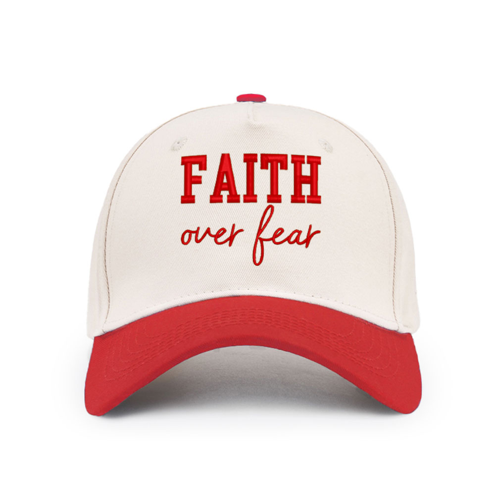 Faith Over Fear Christian Trucker Hat-Teevibe