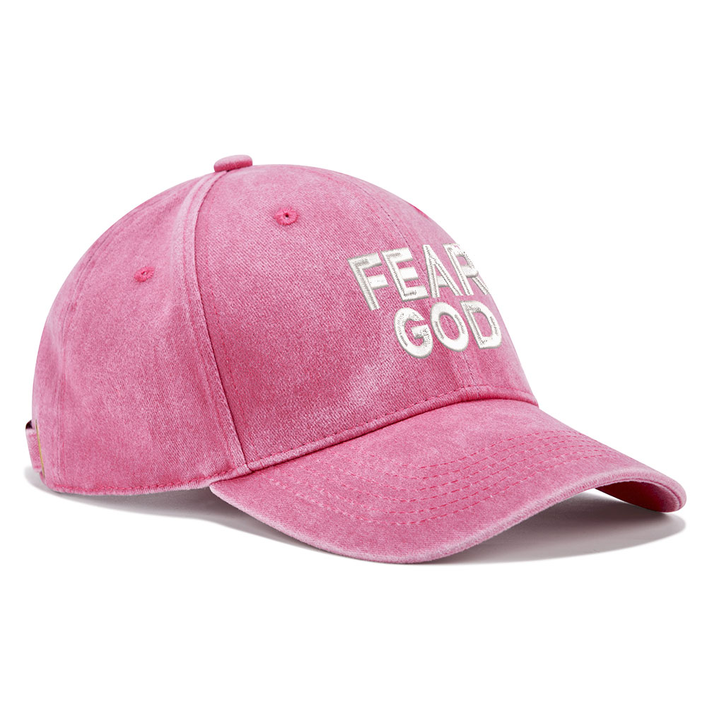 Fear God Christian Washed Hat-Teevibe