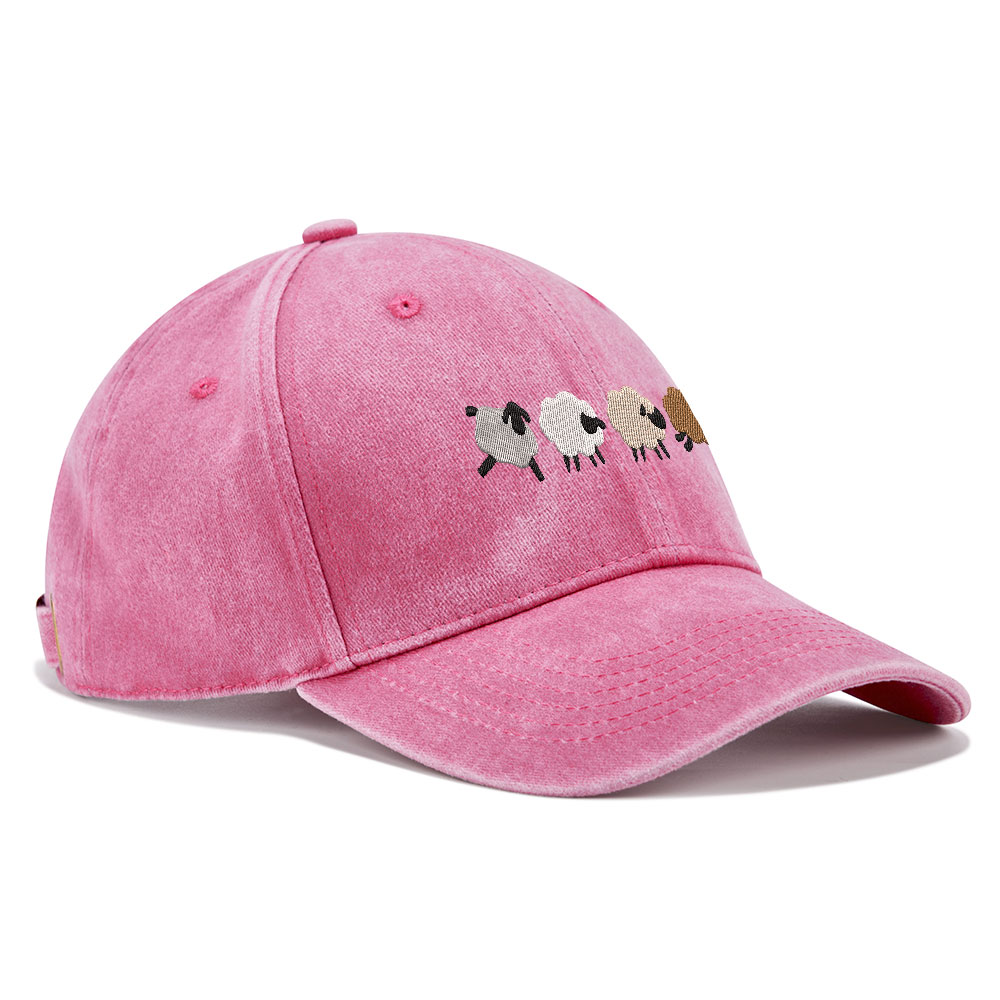 Follow Jesus Christian Washed Hat-Teevibe