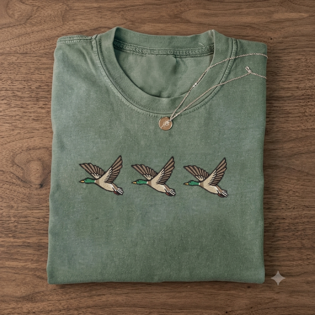 Embroidered Duck T-shirt