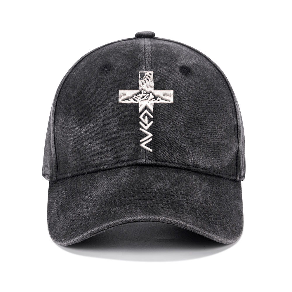 God Is Better Than Highs And Lows Christian Washed Hat-Teevibe