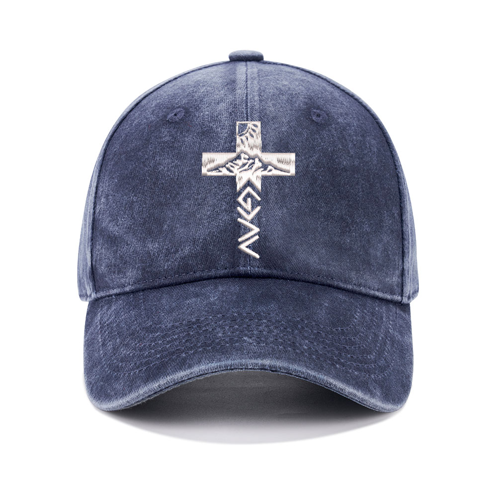God Is Better Than Highs And Lows Christian Washed Hat-Teevibe