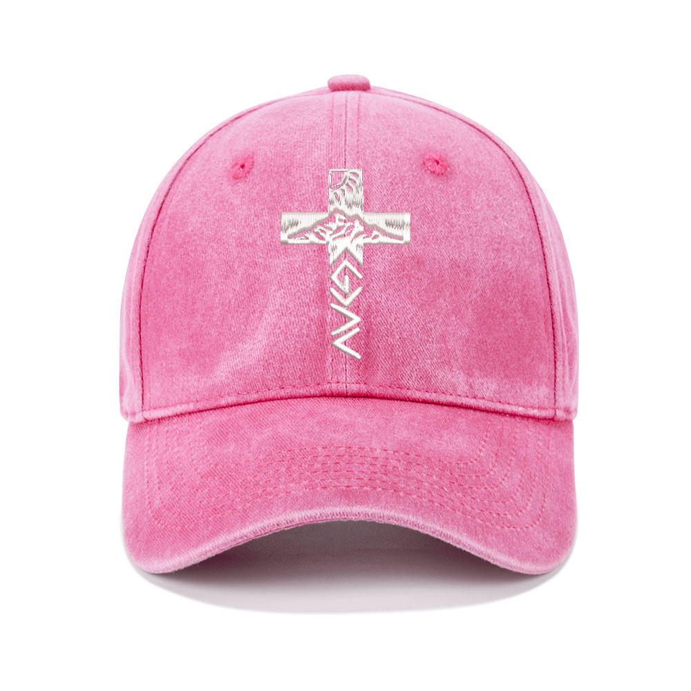 God Is Better Than Highs And Lows Christian Washed Hat-Teevibe