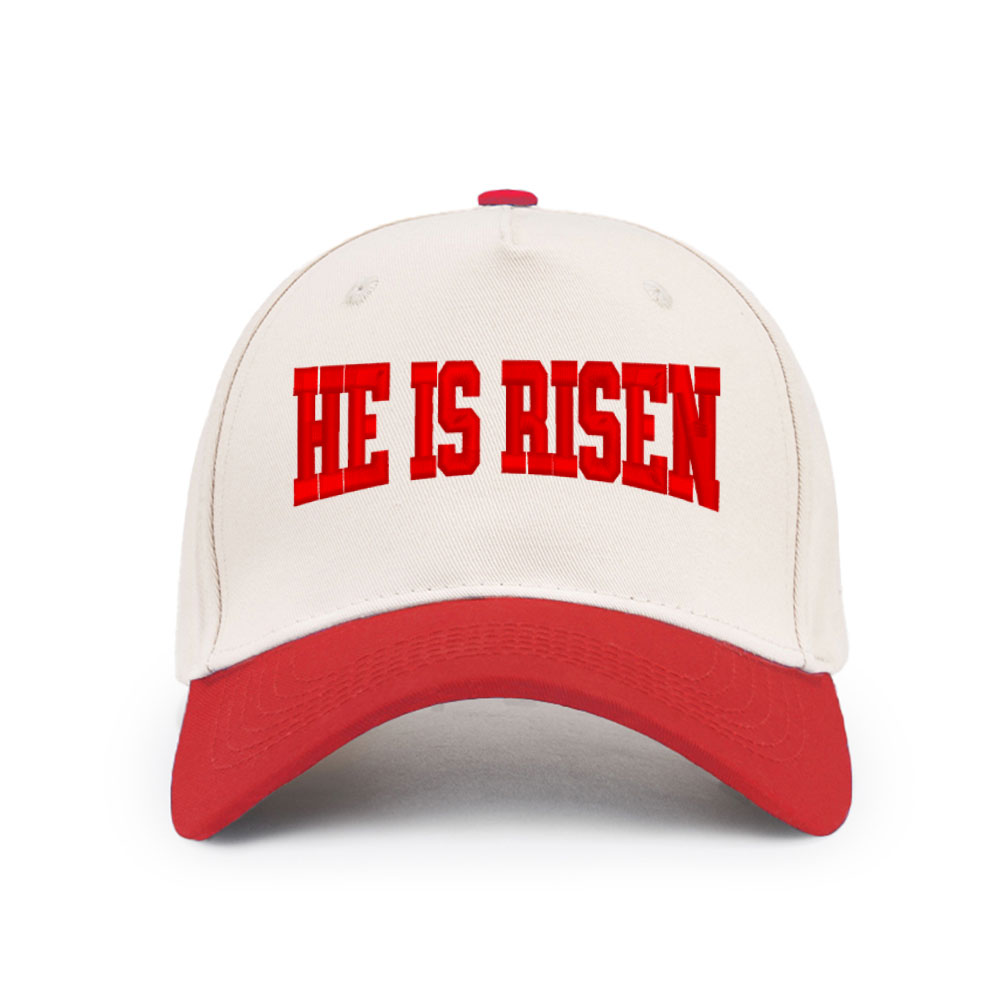 He Is Rizzen Christian Trucker Hat-Teevibe