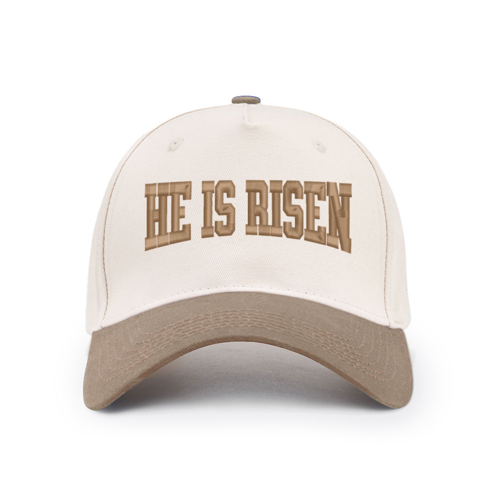He Is Rizzen Christian Trucker Hat-Teevibe