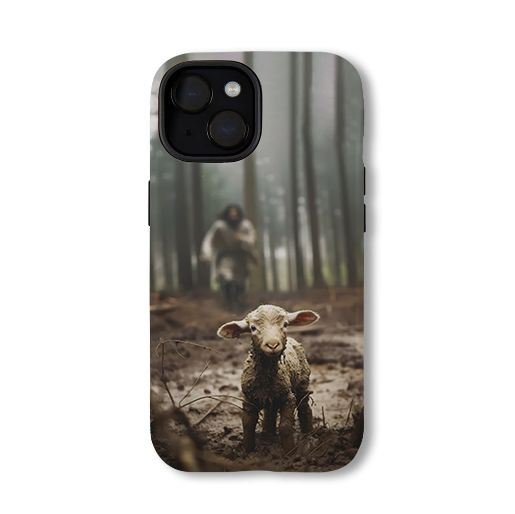 He Left The 99 To Rescue Me Christian Phone Case-Teevibe