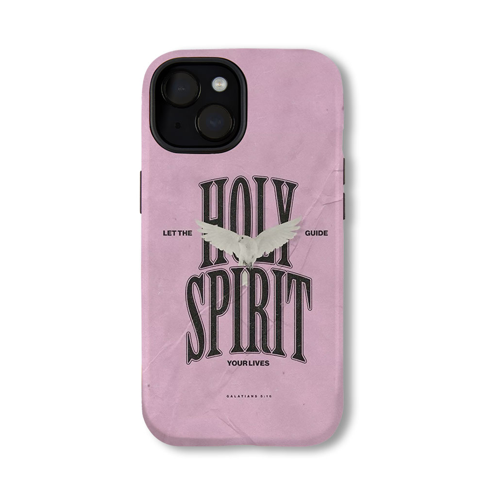 Holy Spirit Christian Pink Phone Case-Teevibe
