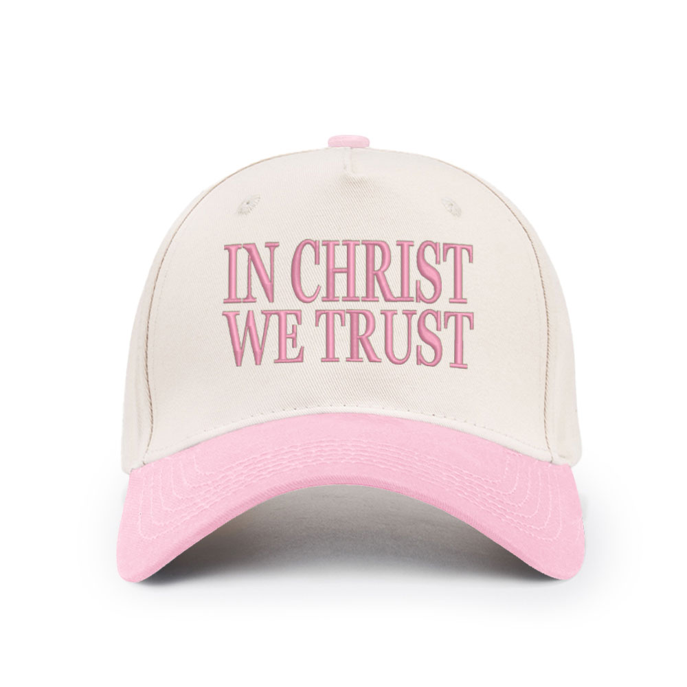 In Christ We Trust Christian Trucker Hat-Teevibe
