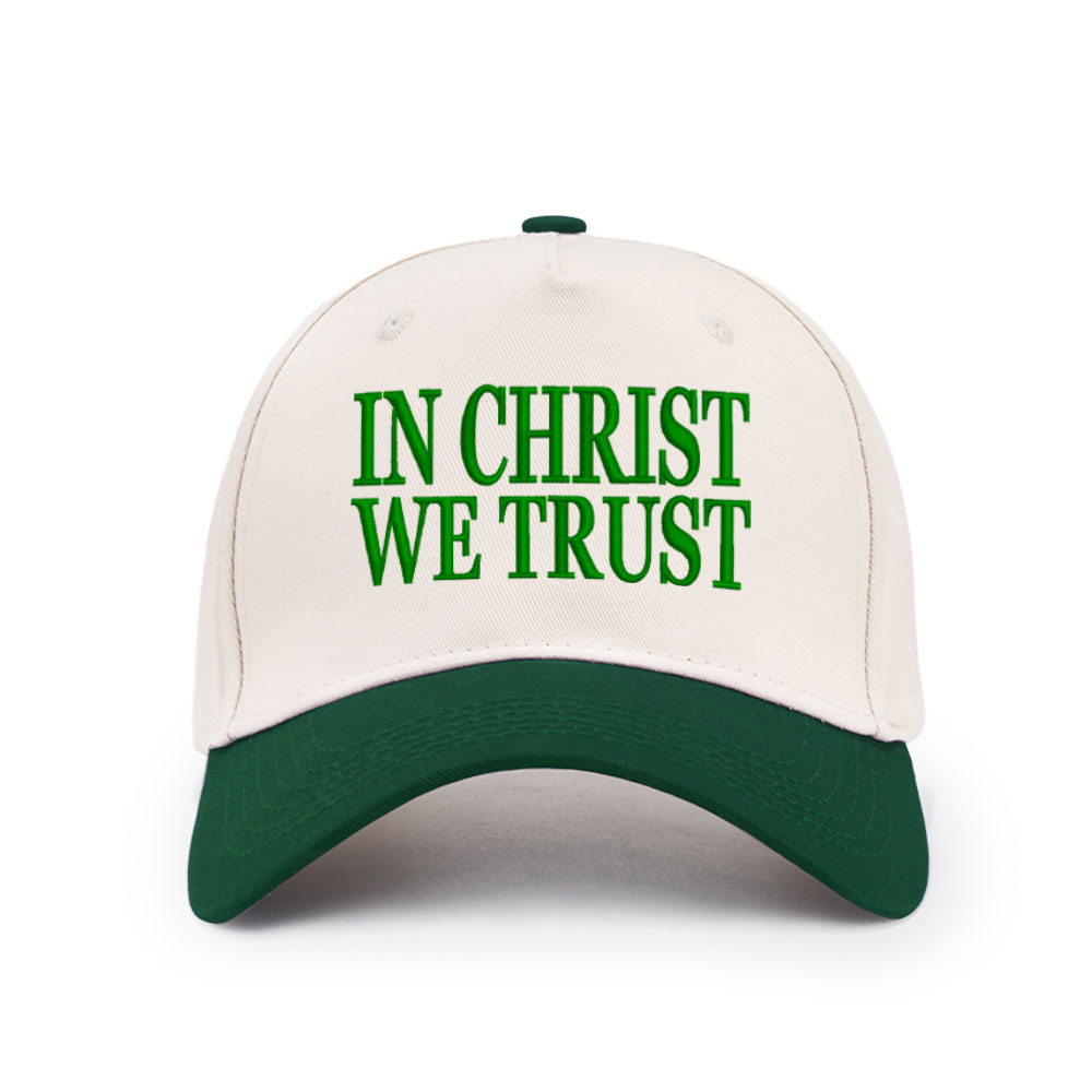 In Christ We Trust Christian Trucker Hat-Teevibe