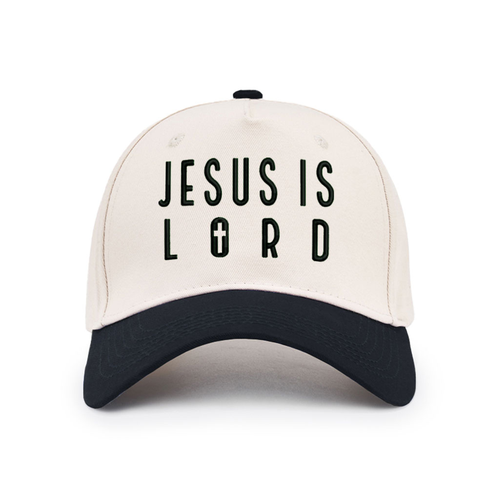 Jesus Is Lord Christian Trucker Hat-Teevibe