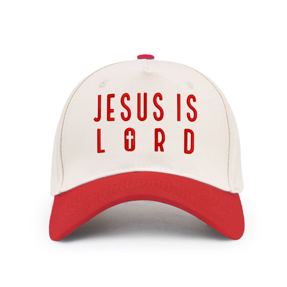 Jesus Is Lord Christian Trucker Hat-Teevibe