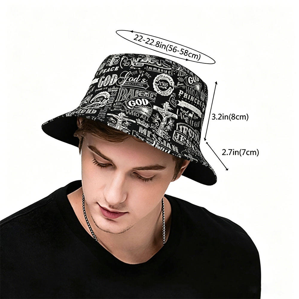 Jesus Saves Christian Leisure Bucket Hat-Teevibe