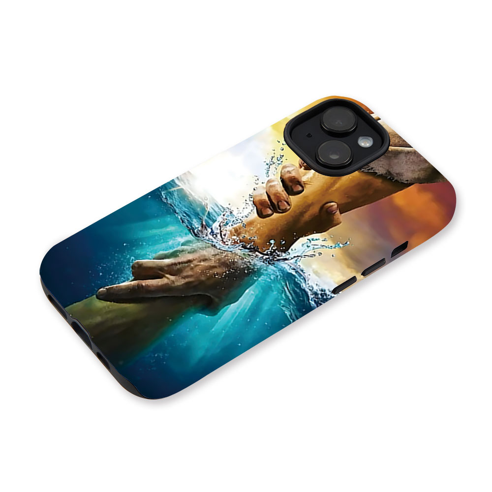 Jesus Saves Christian Phone Case-Teevibe