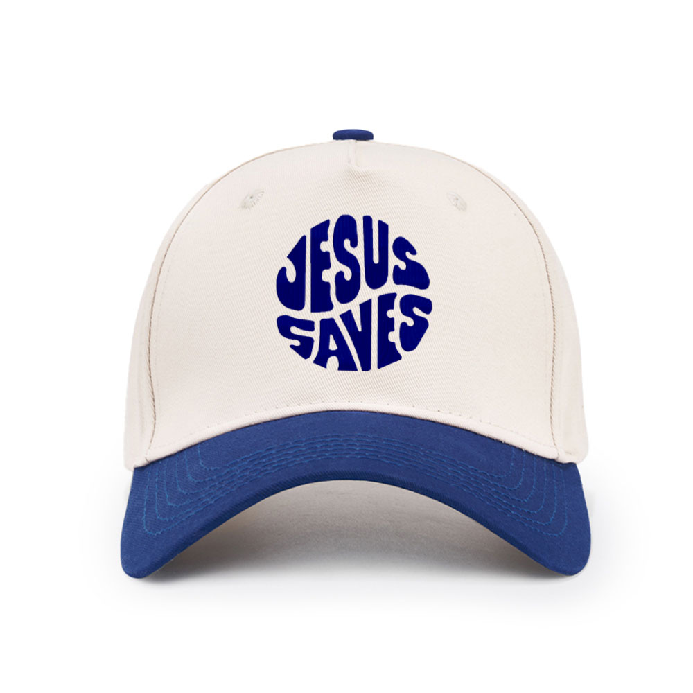 Jesus Saves Christian Trucker Hat-Teevibe