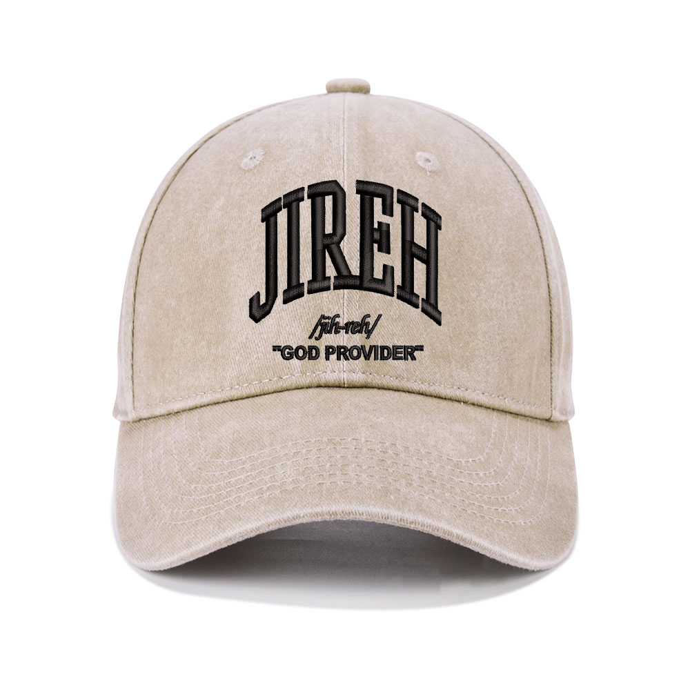 Jireh Christian Washed Hat-Teevibe