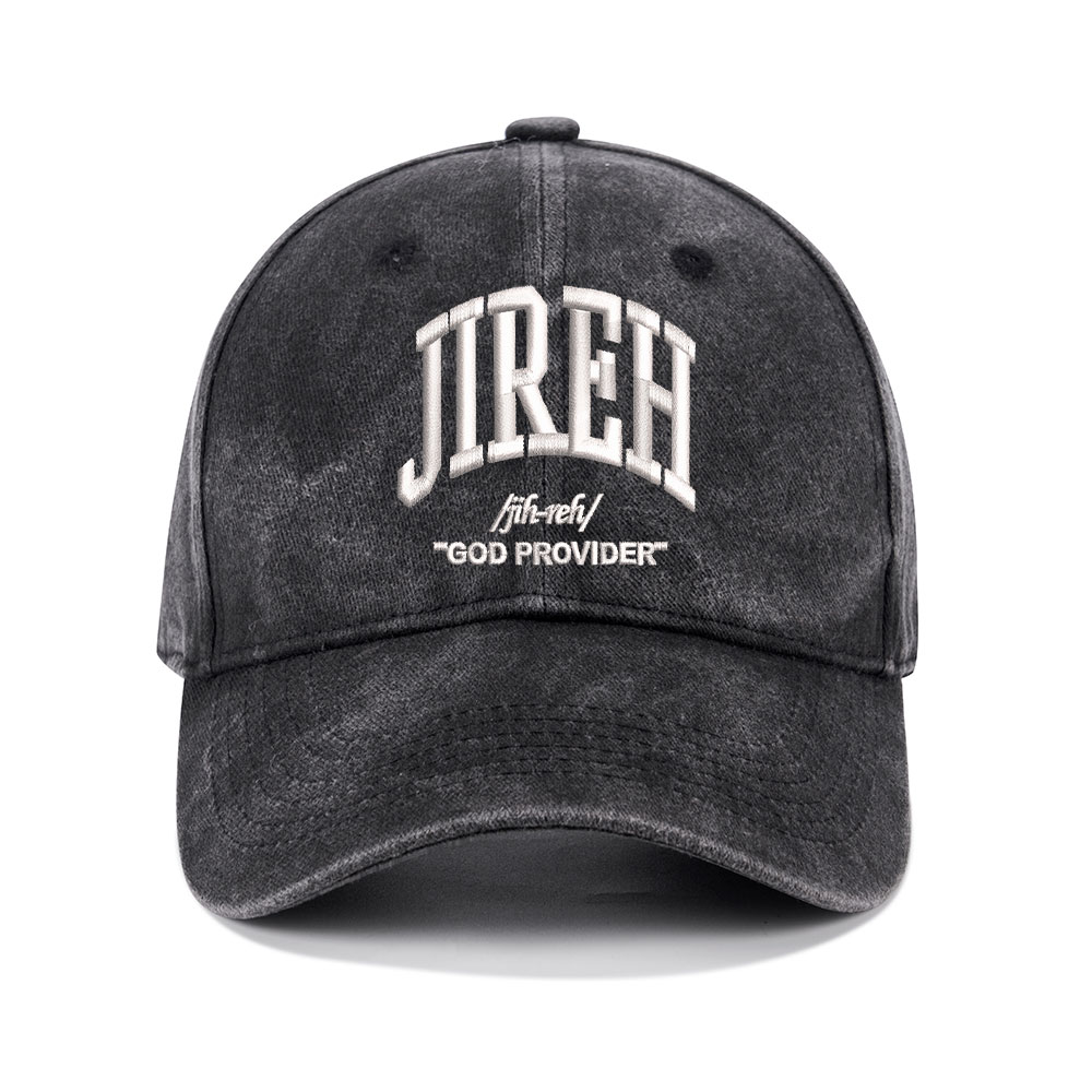 Jireh Christian Washed Hat-Teevibe