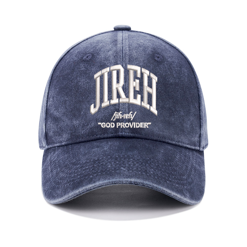 Jireh Christian Washed Hat-Teevibe