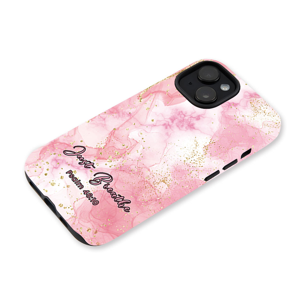 Just Breathe Christian Phone Case-Teevibe