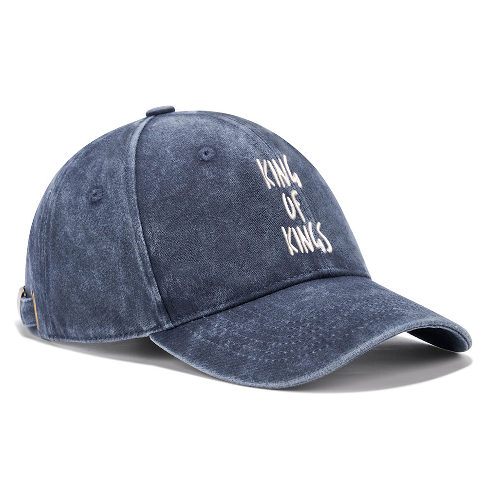 King Of Kings Christian Washed Hat-Teevibe