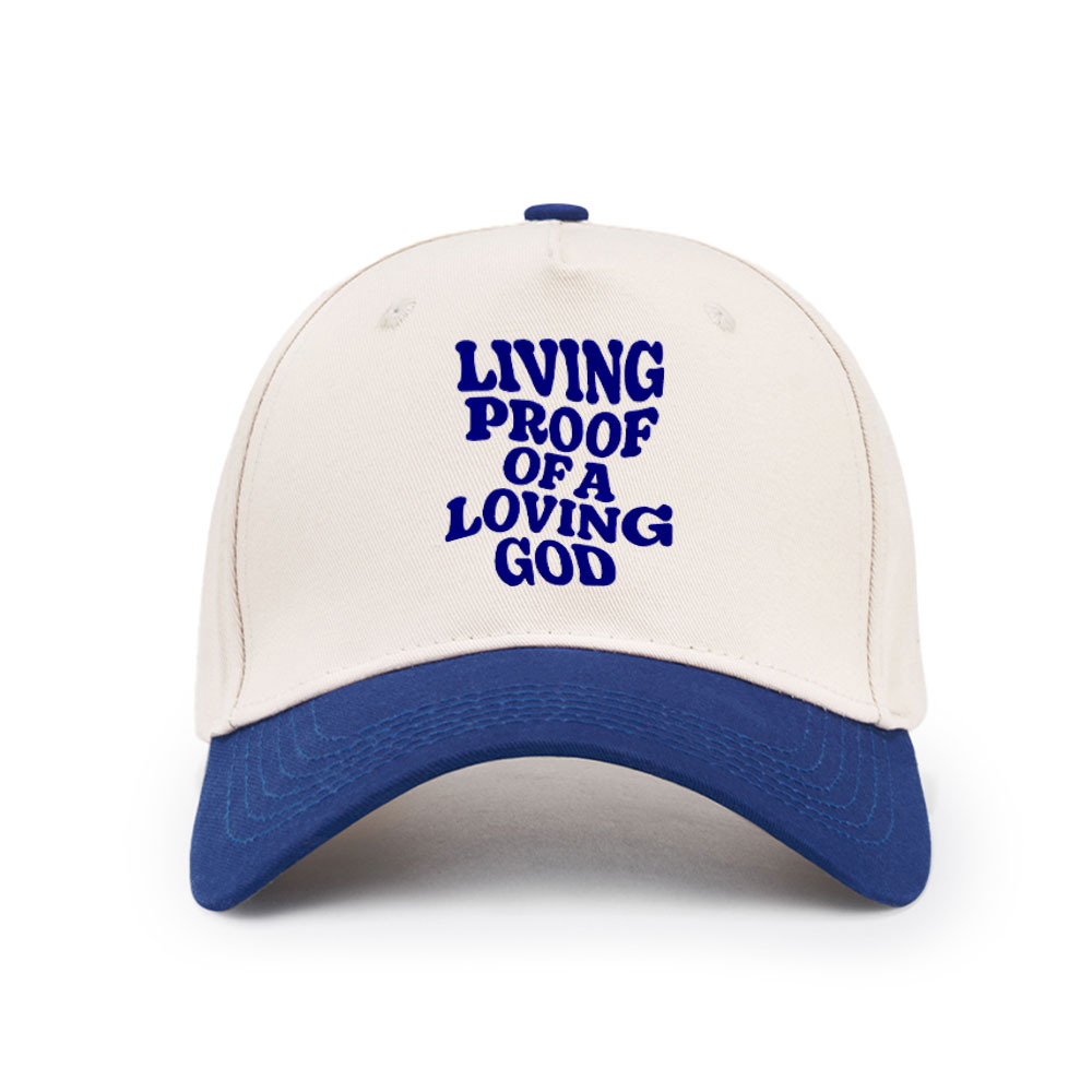 Living Proof Of A Loving God Christian Trucker Hat-Teevibe