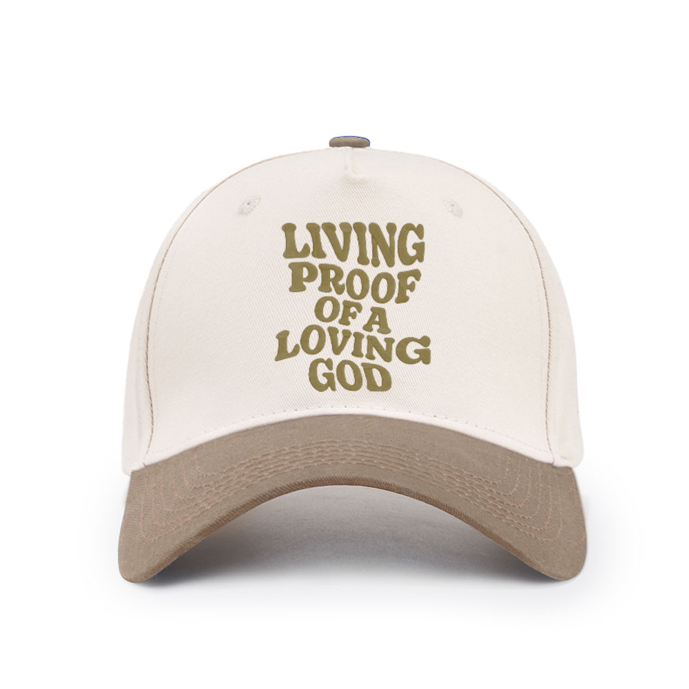 Living Proof Of A Loving God Christian Trucker Hat-Teevibe