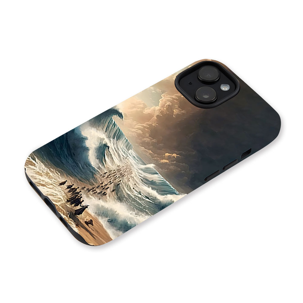 Moses Parting The Red Sea Christian Phone Case-Teevibe