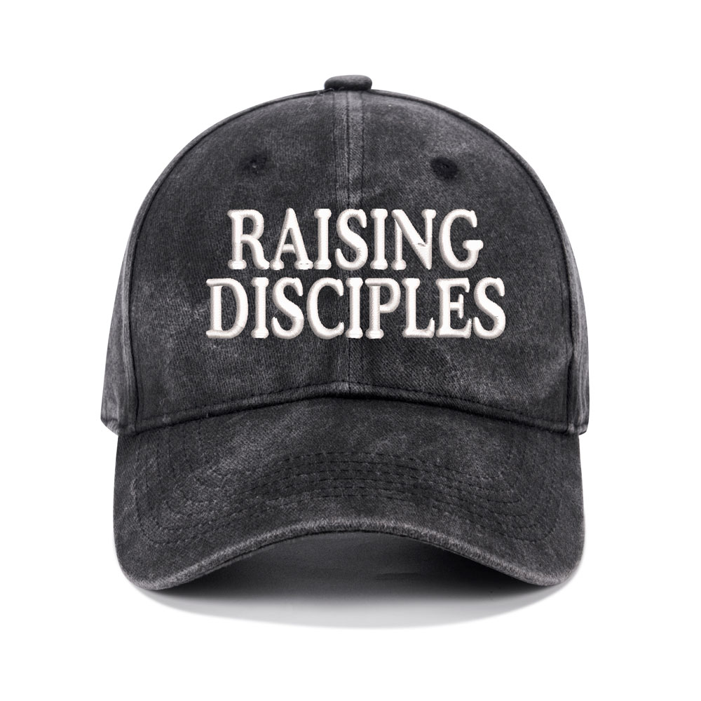 Raising Disciples Christian Washed Hat-Teevibe