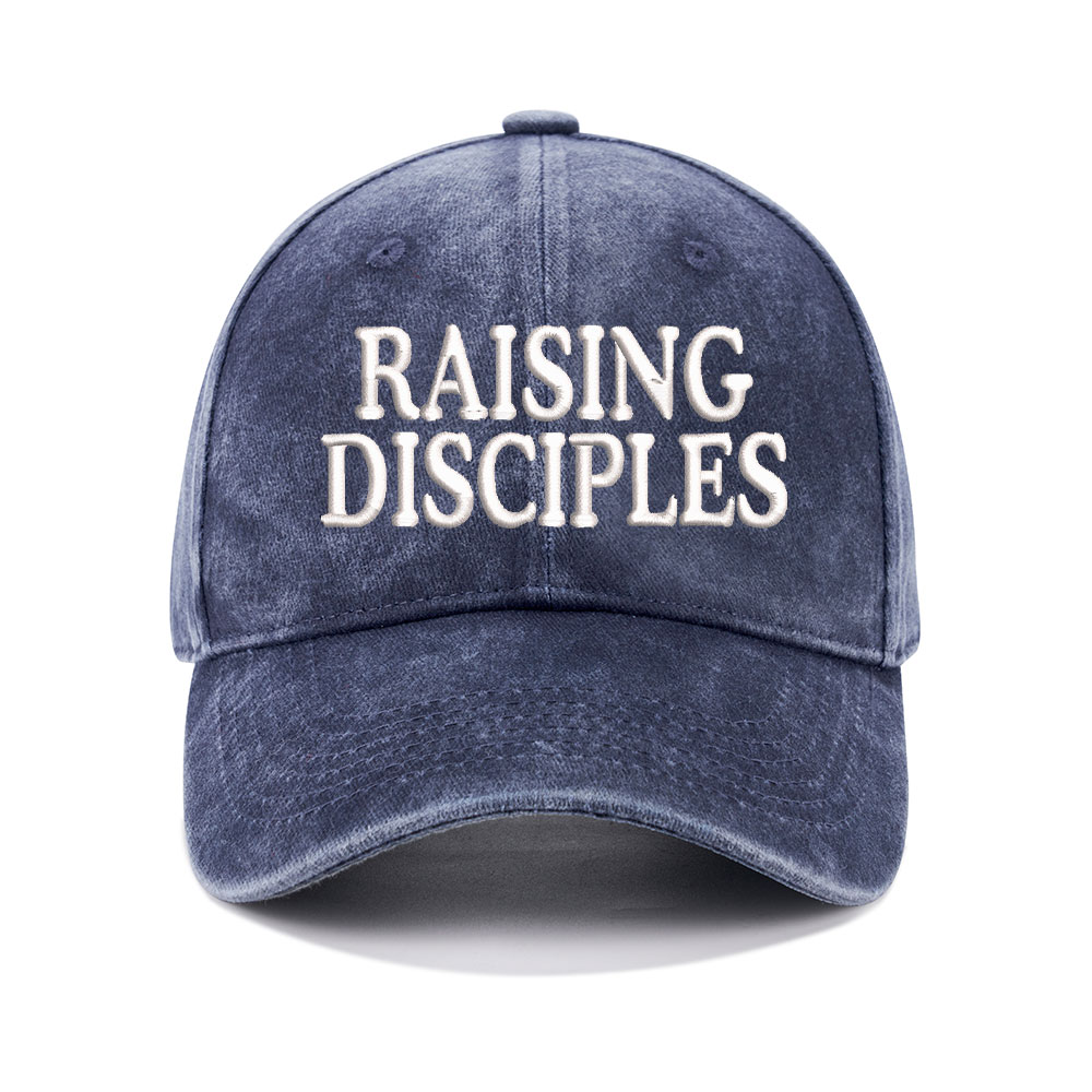 Raising Disciples Christian Washed Hat-Teevibe