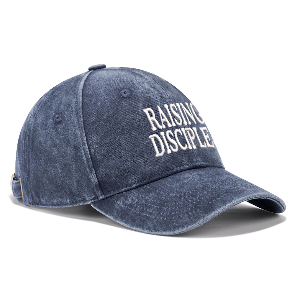 Raising Disciples Christian Washed Hat-Teevibe